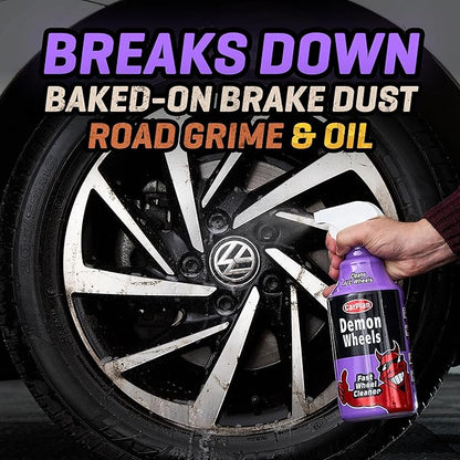 CarPlan Demon Wheels 34 fl Oz (1L) - Fast Wheel Cleaner