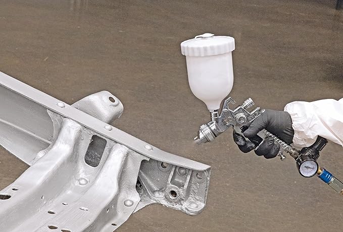 Eastwood Rust Encapsulator Platinum Pint | UV Resistant Aluminum Finish Rust Preventive Coating | Easy Apply High-Tech Formula Automotive Paint to Stop Rust | Rust Remover for Metal Structures