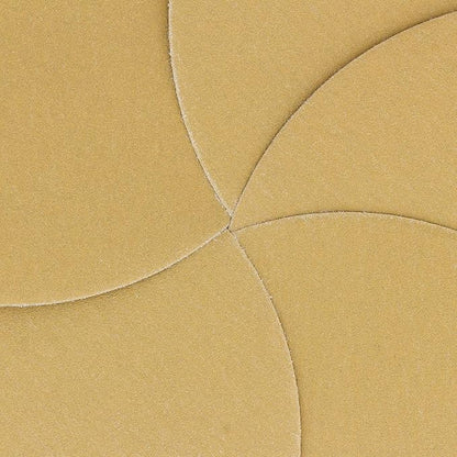 Dura-Gold Premium 220 Grit 6" Gold Sandpaper Discs, No Hole Pattern Dustless, Box of 50, Hook & Loop Backing for DA Sander, Finishing Coarse Sanding Abrasive Automotive Paint, Woodworking Wood, Metal