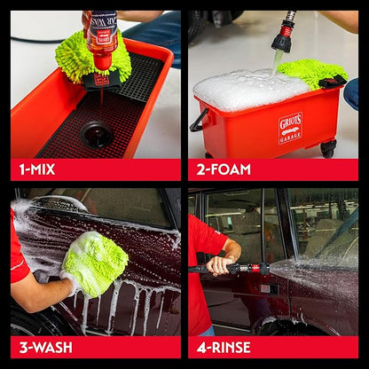Griot's Garage Super-Concentrated Car Wash for Vehicle Washing and Cleaning, Foaming Liquid Soap, Won't Strip Waxes, Sealants or Ceramic Coatings, pH Balanced, 11103, One Gallon