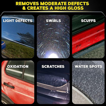 Meguiar's Ultimate Compound, 20 Oz - Remove Scratches, Swirl Marks and Oxidation While You Restore Color and Clarity for a Showroom Shine - Safe and Effective on All Glossy Paints and Clear Coats
