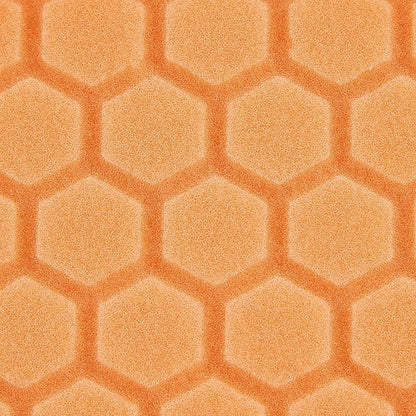 Chemical Guys BUFX_102HEX6 BUFX_102_HEX6 Hex-Logic Medium-Heavy Cutting Pad, Orange (6.5 Inch Pad Made for 6 Inch Backing Plates), 1 Pad Included