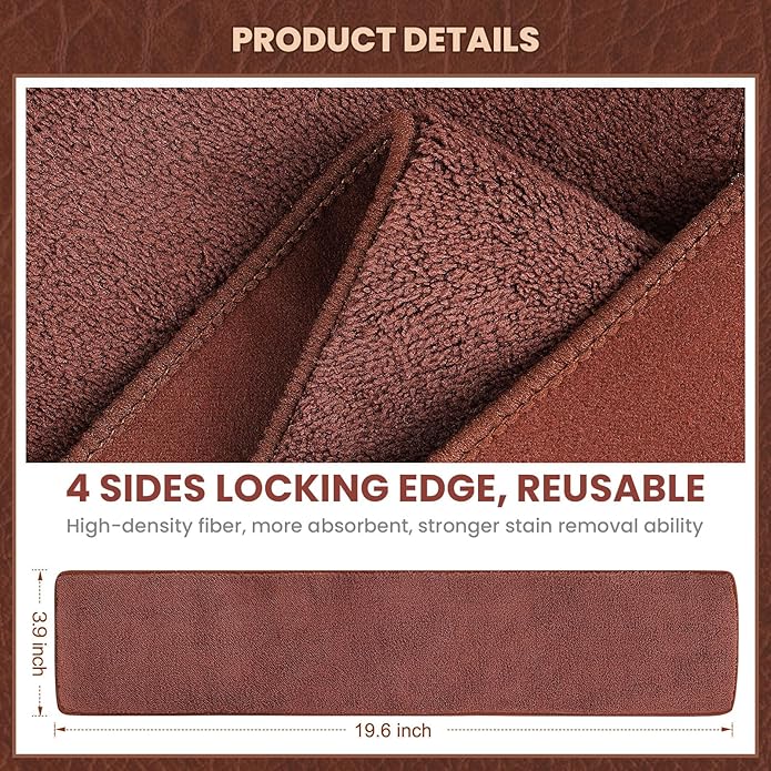 10 Pcs Shine Shoes Cloth Kit Polish Dauber Applicators Cleaning Leather Shoes Boots Microfiber Care Cloths Suede Cleaner