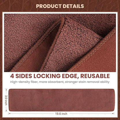 10 Pcs Shine Shoes Cloth Kit Polish Dauber Applicators Cleaning Leather Shoes Boots Microfiber Care Cloths Suede Cleaner
