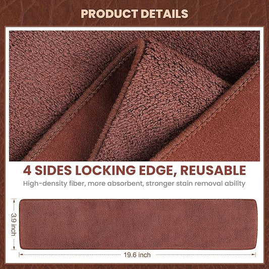 10 Pcs Shine Shoes Cloth Kit Polish Dauber Applicators Cleaning Leather Shoes Boots Microfiber Care Cloths Suede Cleaner