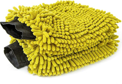DOCA Car Wash Equipment - Car Wash Mitt Attachment - Other Options Include Mop, Squeegee, Kit, Soft Bristle Brush with or Without Long Handle Extension Pole