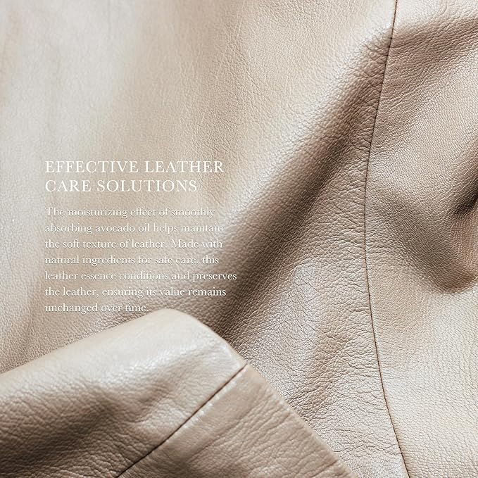 Leather Conditioner Essence for Luxury Handbags, Couches, Purse, High-End Care for Fine Leather Oil Type Made in Korea