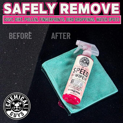 Chemical Guys WAC_202_1602 Speed Wipe Spray Gloss & Quick Detailer, Great for Cars, Trucks, SUVs, Motorcycles, RVs & More, Cherry Scent, 16 oz (2 Pack)