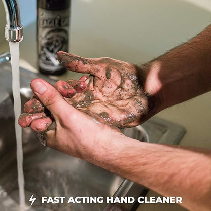 Eagle Grit Heavy Duty Industrial Hand Cleaner – USA Made Mechanic Soap – Silica-Based, Solvent-Free Hand Degreaser – Removes Grease, Oil, Paint, & More – Moisturizing, Eco-Friendly –Gallon Wall Refill