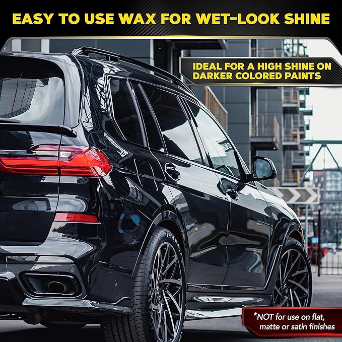 Meguiar's G7716 Gold Class Carnauba Quik Wax, Special Blend for Richness and Shine, Clear Coat Safe Meguiar's Quik Wax, Spray That Leaves Lasting Results Without Residue, 16 Oz