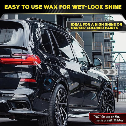 Meguiar's G7716 Gold Class Carnauba Quik Wax, Special Blend for Richness and Shine, Clear Coat Safe Meguiar's Quik Wax, Spray That Leaves Lasting Results Without Residue, 16 Oz