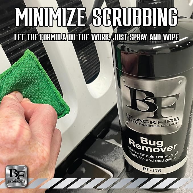 Blackfire Pro Detailers Choice Bug Remover | Specialized Automotive Spray Cleaner & Spot Treatment | Safe for Vehicle Paint | Removes Bugs Without Damage | BF-175 | 32oz