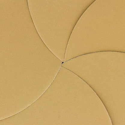 Dura-Gold Premium 400 Grit 6" Gold Sandpaper Discs, No Hole Pattern Dustless, Box of 50, Hook & Loop Backing for DA Sander, Finishing Coarse Sanding Abrasive Automotive Paint, Woodworking Wood, Metal