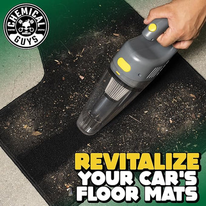 Chemical Guys EQP410 DetailVac Handheld Portable Car Vacuum, 110w 8.8amp Electric Motor, (Great for Cars, Trucks, SUVs, Motorcycles, RVs, Home, Pets, Kids, Office, and On The Go) Gray