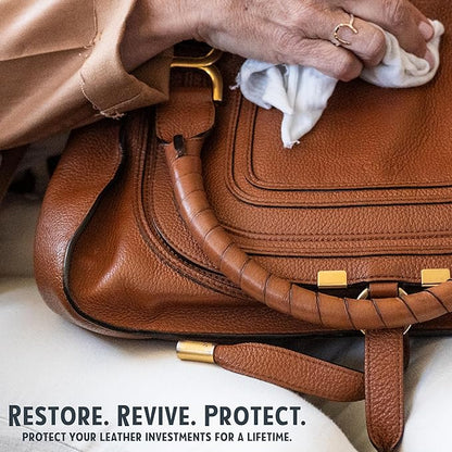 Snowshoe Leather Conditioner, Made in USA Since 1927 - Protect, Condition, Restore & Waterproof - Leather Conditioner for Furniture, Couch, Purses, Shoes, Boots, Gloves, Saddles (Gallon)