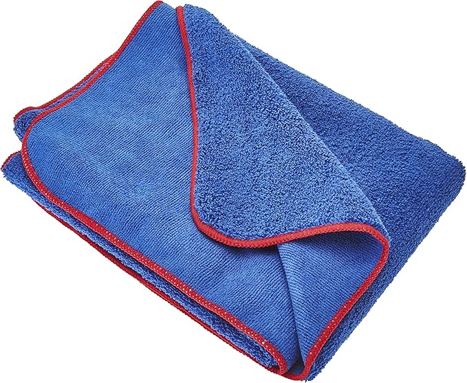 Gtechniq MF2 Microfiber Drying Towel 450GSM 23.6"x35.4" | Ultra Soft, Super Absorbent, Short Pile Wicks Away Water, Reduces Marring and Gloss Loss, Machine Washable
