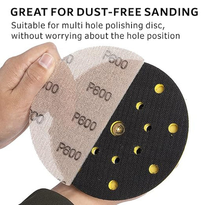 600GRIT 50pcs 5-Inch Mesh Abrasive Sanding Discs Hook & Loop Sandpaper, Dust Free Anti-Blocking Net Sandpaper Sheets for Auto Body, Wood, Drywall, Metal