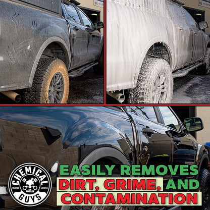 Chemical Guys CWS20816 Watermelon Snow Foam Car Wash Soap, (Works with Foam Cannons or Bucket Washes) Safe for Cars, Trucks, Motorcycles, RVs & More, 16 fl oz, Watermelon Scent