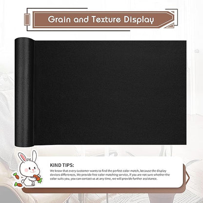 KING MOUNTAIN Leather Repair Patch,12 x 60 Inches self Adhesive Leather Repair Tape for Damaged Leather Furniture, Sofa Seating,Car Seats, Leather Goods（Fine Grained Black）