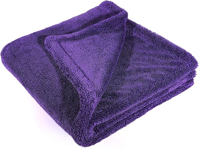 Maxshine - Car Drying Towel, Rinse Free Microfiber Towel for Car Detailing, 1200 GSM, Double Sided, Large Microfiber Towels for Car Drying, Plush Car Wash Towels (6, 24" x 36")
