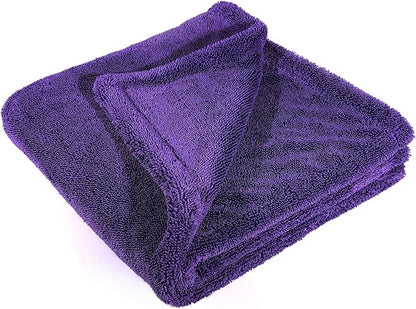 Maxshine - Car Drying Towel, Rinse Free Microfiber Towel for Car Detailing, 1200 GSM, Double Sided, Large Microfiber Towels for Car Drying, Plush Car Wash Towels (6, 24" x 36")
