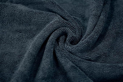 Maxshine Microfiber Detailing Towel 16” x 24” (330GSM) – Ultra-Soft Black Towel with Red Sewn Border | Lint-Free, Scratch-Free | Auto, Boat & Marine Polishing, Cleaning & Interior Detailing