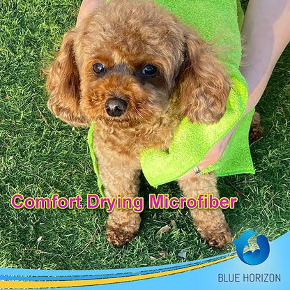 Microfiber Cleaning Towels, Pack of 24, Ultra Soft Plush Washcloth, All Purpose Premium Microfiber Detailing Cleaning Cloths Reusable Shop Towels (16" x 16", Royal Blue)