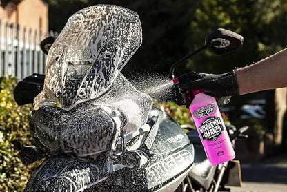 Muc-Off Motorcycle Care Duo Kit - Motorcycle Cleaning Kit, Motorcycle Detailing Kit - Includes Motorcycle Cleaner and Protection Spray