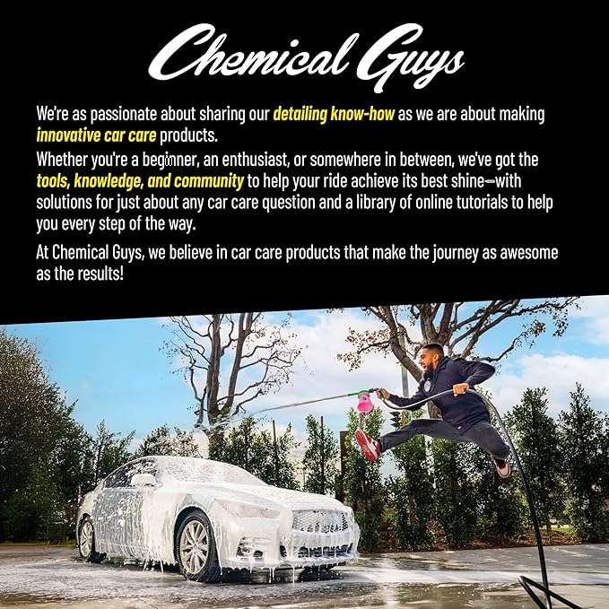 Chemical Guys HOL401 Eco Friendly Drought Buster Waterless Car Wash & Wax Kit, 8 Items