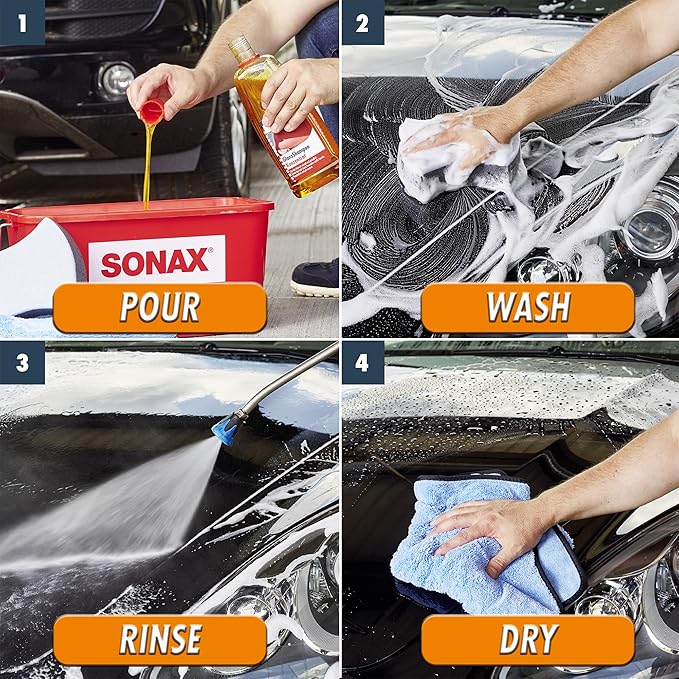 SONAX (314500 Car Wash Shampoo Concentrate - 169 fl. oz.