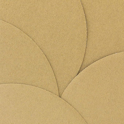 Dura-Gold Premium 120 Grit 6" Gold Sandpaper Discs, No Hole Pattern Dustless, Box of 50, Hook & Loop Backing for DA Sander, Finishing Coarse Sanding Abrasive Automotive Paint, Woodworking Wood, Metal