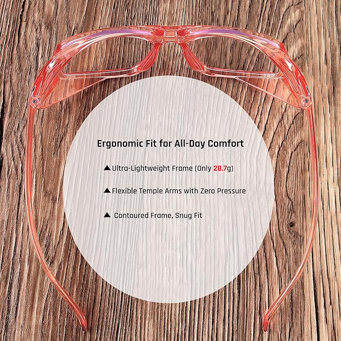 MORK&SUKY Safety Glasses for Men&Women, Anti-Fog Protective Eyewear with Side Shields for Woodworking, Lab Work,Construction.