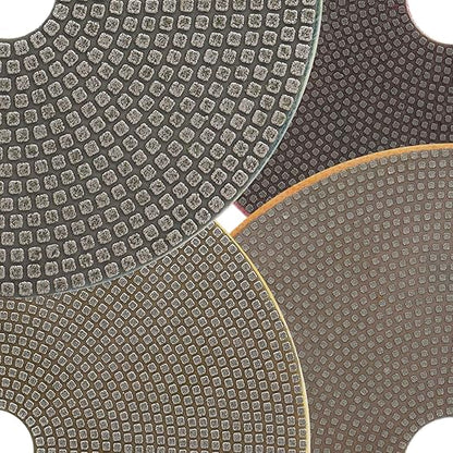 HOMESOM 5 Inch Electroplated Diamond Polishing Pads for Stone Ceramic Metals Granite Marble Grinding for Sander Grinder(Grit 200-1pc)