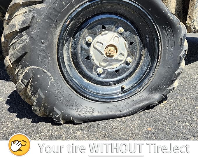 TireJect Off-Road Tire Sealant Refill (Gallon/128oz Bottle) - Applicate 12 ATV Tires, Use 75% Less sealant per tire