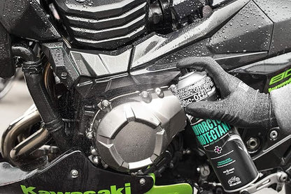 Muc-Off Motorcycle Care Duo Kit - Motorcycle Cleaning Kit, Motorcycle Detailing Kit - Includes Motorcycle Cleaner and Protection Spray