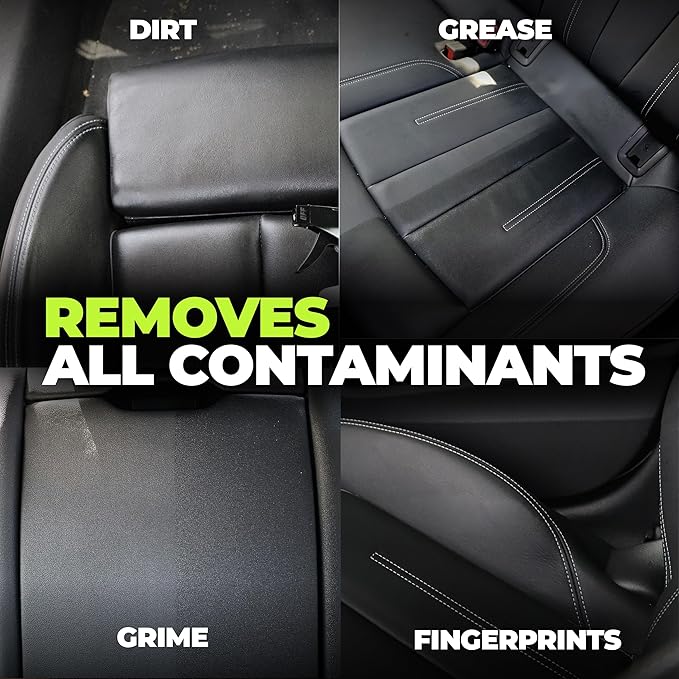 Nexgen Interior Cleaner (16oz) - UV Protection & Residue-Free Professional Finish - On-The-Go Car Detailing - Car Cleaning Supplies - for Leather, Dash, Glass & Upholstery