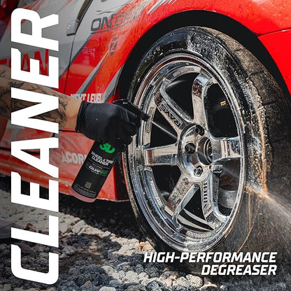 3D GLW Series Wheel & Tire Cleaner – Deep Cleaning All-in-One Formula | Removes Brake Dust, Grime, Tire Browning | Safe on All Wheels | DIY Car Detailing |64 oz