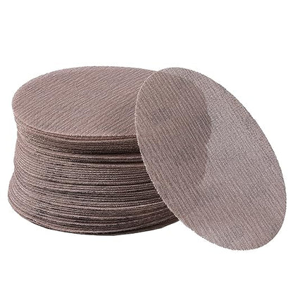 500GRIT 50pcs 5-Inch Mesh Abrasive Sanding Discs Hook & Loop Sandpaper, Dust Free Anti-Blocking Net Sandpaper Sheets for Auto Body, Wood, Drywall, Metal (P500-5 inch)