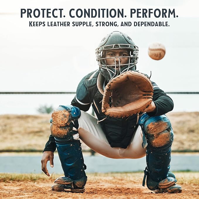 Snowshoe Glove Love, Made in USA Since 1927 - Protect, Condition, Restore & Waterproof - Multipurpose Baseball Glove Conditioner - for Softball Gloves, Leather Work Gloves & More (4 oz)