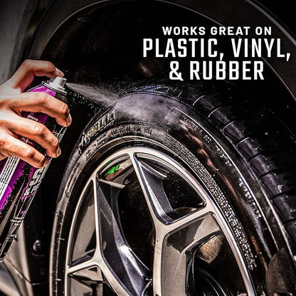 Slick Products Multi-Surface Shine & Protectant Spray, Renew Vinyl, Plastic, Rubber, Trim, Car, Truck, Motorcycle, Dirt Bike – UV Protection, No Drip Formula, 17.35 fl oz