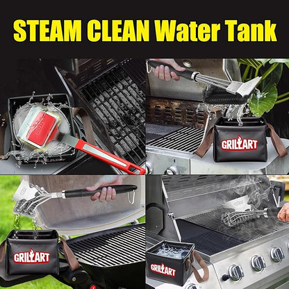 GRILLART Grill Brush Bristle Free, Soak Basin, Perfect Partner for SteamWizards Grill Brush (Only Soak Basin No Grill Brush)
